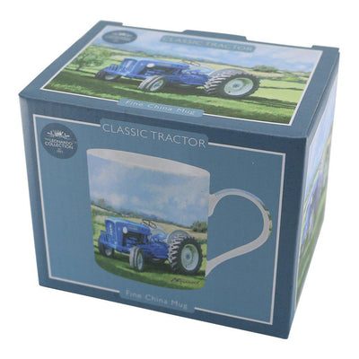 Blue Fordson Classic Tractor Mug Boxed