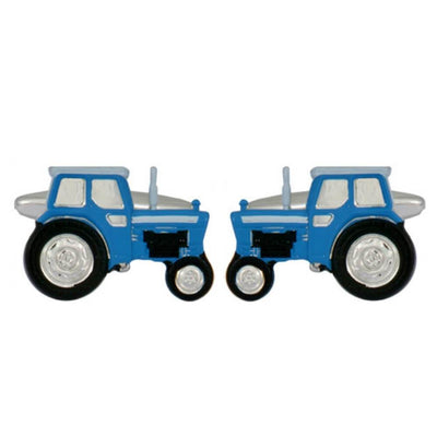 Blue Tractor Cufflinks Ideal Gifts Or Presents