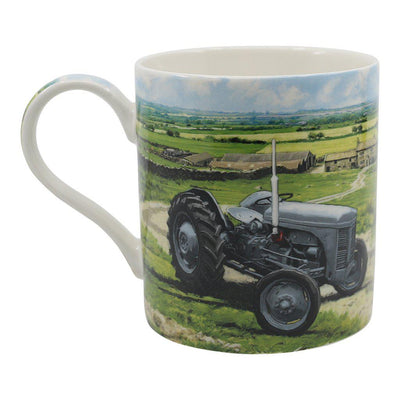 Grey Ferguson TE20 Vintage Tractor Mug Left Side View