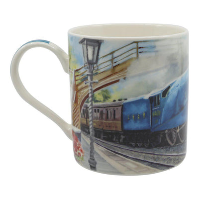 Mallard Steam Train Mug Boxed Left Side View