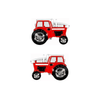 Ideal Gift For Tractor Lovers & Drivers - Rhodium Plated Cufflinks