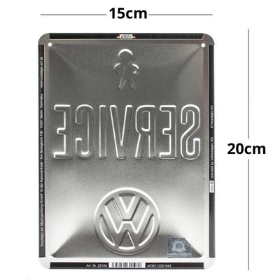 VW Volkswagen Service Small Metal Sign
