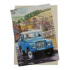 Blue Land Rover Series III Pick-Up Birthday Card
