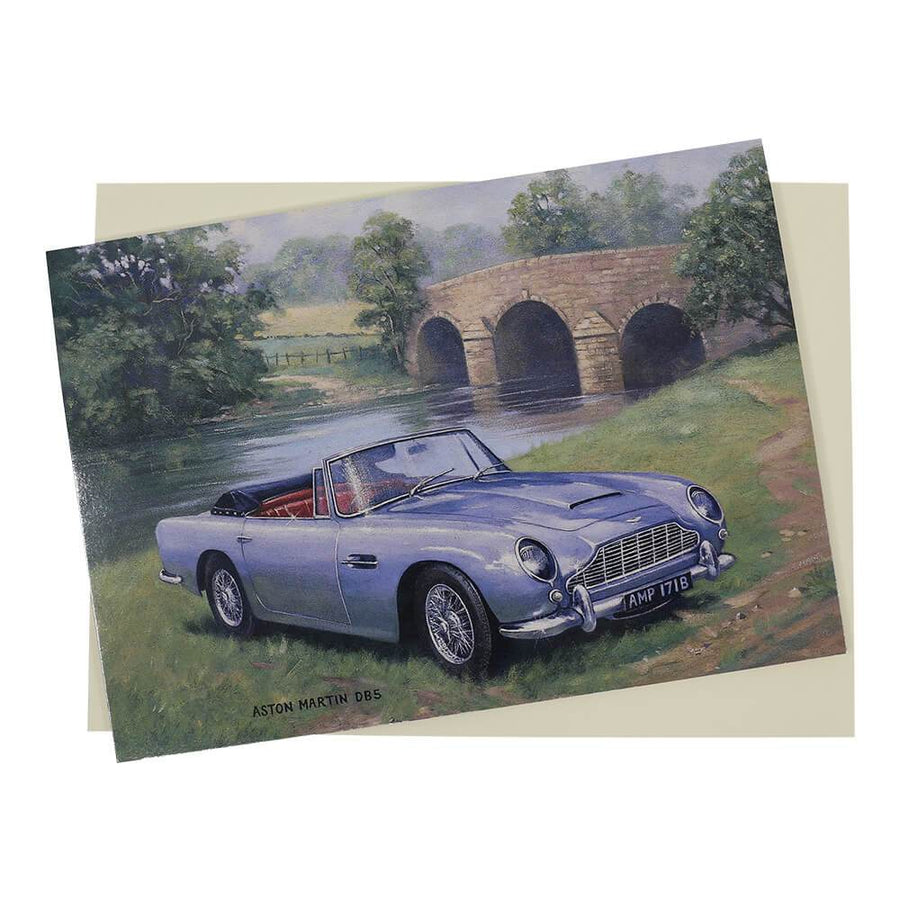 Classic Aston Martin DB5 Birthday Card