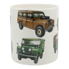Land Rover Mug in Fine China Front On View