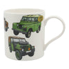 Land Rover Mug in Fine China Right Hand View