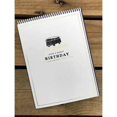 Classy Campervan Birthday Card Lifestyle