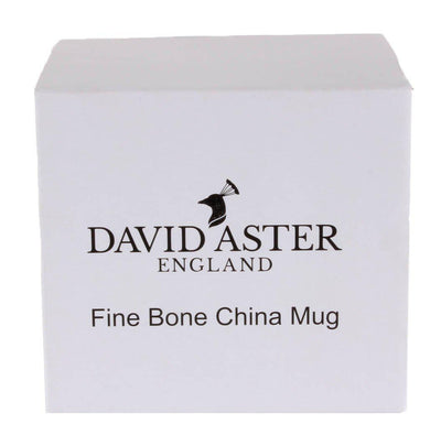 Guft Box for Red Farm Tractor Illustration Fine Bone China Mug
