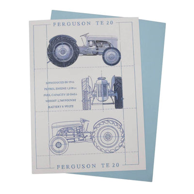 Massey Ferguson TE 20 Tractor Birthday Card Greetings