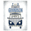 Grandson Campervan Birthday Card