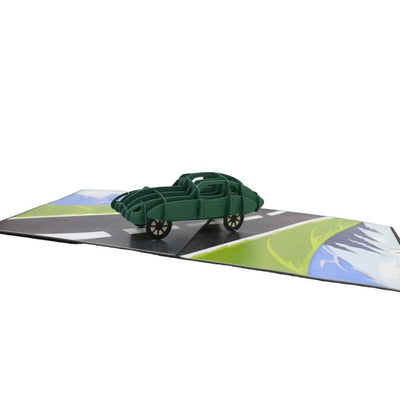 Jaguar E-Type 3D Pop Up Birthday Card