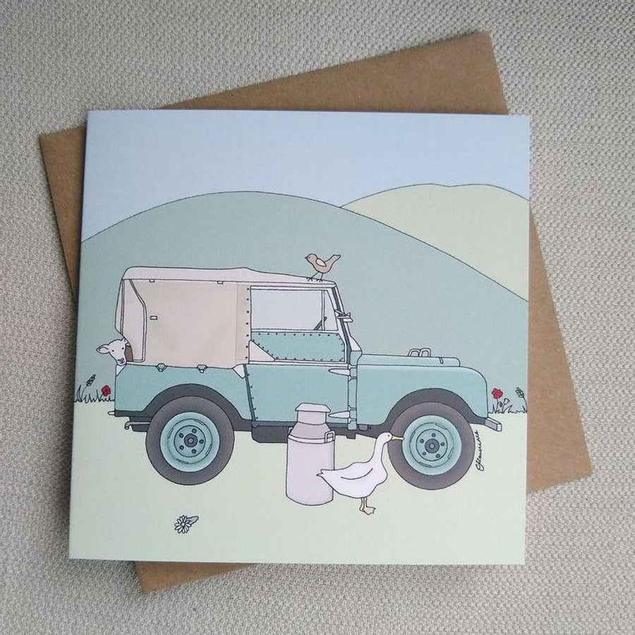 Land Rover Series 1 Birthday Fathers Day Greetings Card