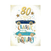 MGB Classic Car 80th Birthday Card