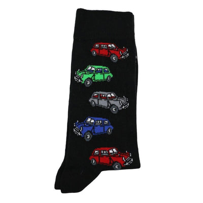 Cotton Rich Mini Car Socks Mens 6-11