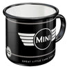 Mini Logo Black Enamel 360ml Tea Coffee Mug