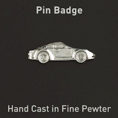 Porsche Style Car Pin Badge