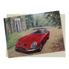 Red Classic Jaguar E Type Car Birthday Card