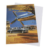 Rolls Royce Classic Car and Plane Greetings Card