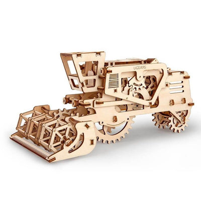 Ugears Combine Harvester Wooden Mechanical Model Kit