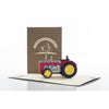 Red Tractor 3D Pop Up Birthday Christmas Greetings Card by Cardology
