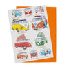 VW Campervan Birthday Card - Greetings Christmas Cards